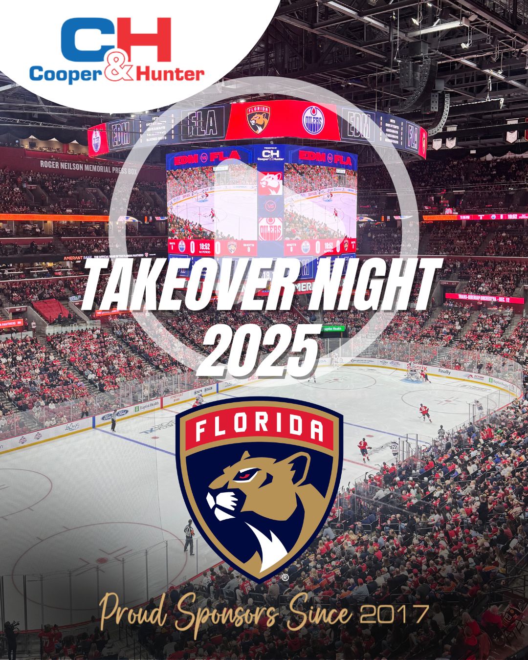 Спонсорський вечір від Cooper&Hunter на арені Florida Panthers